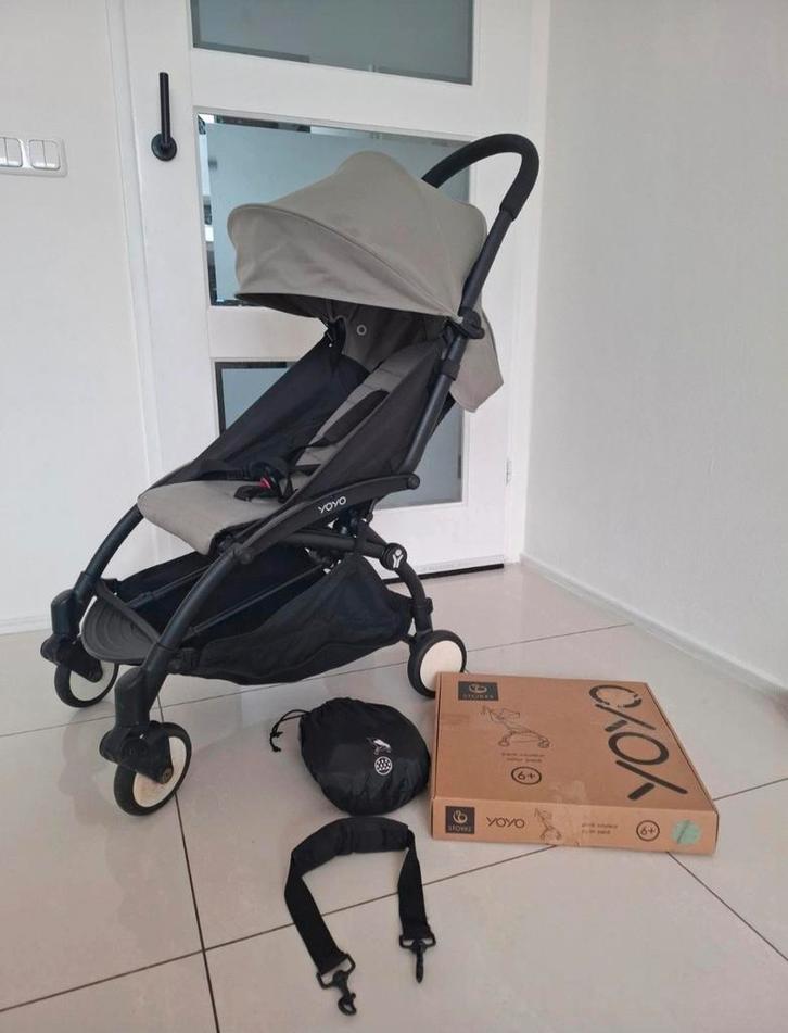 Babyzen Yoyo - compleet - color pack grijs, Kinderen en Baby's, Buggy's, Zo goed als nieuw, Regenhoes, Ophalen of Verzenden