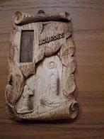 Houten Lourdes Paneel, Antiek en Kunst, Antiek | Religie, Ophalen of Verzenden