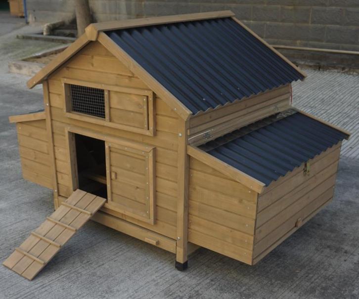 Kippenhok Sussex 11G (Kunststof dak), Dieren en Toebehoren, Pluimvee | Toebehoren, Nieuw, Kippenhok of Kippenren, Ophalen of Verzenden