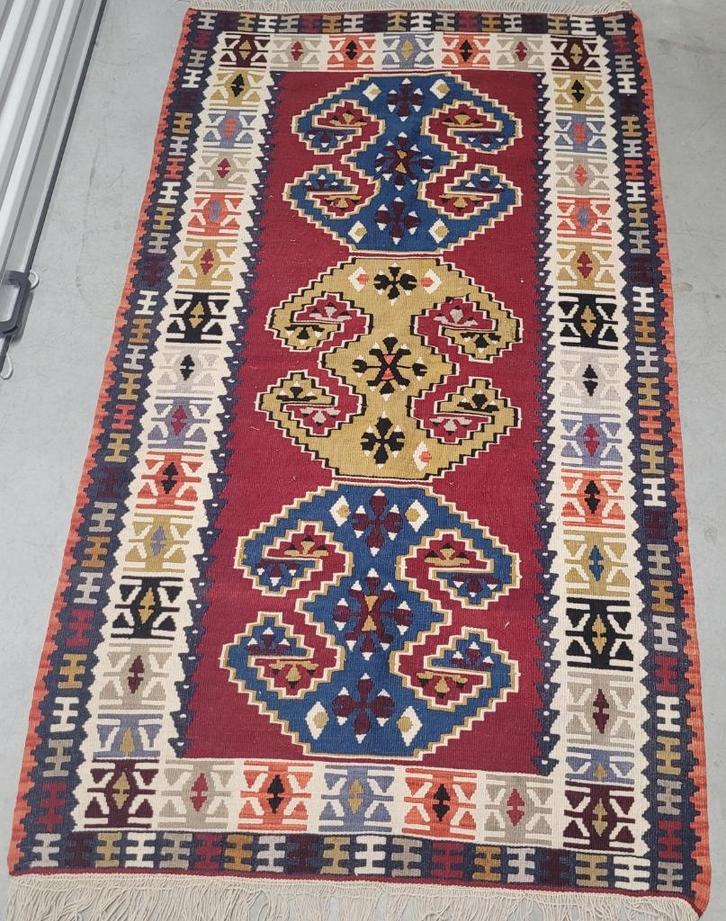 Antieke kelim 115x205cm, Antiek en Kunst, Antiek | Kleden en Textiel, Ophalen of Verzenden