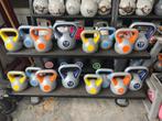Kettlebells  kettlebell rek incl 4 x 4-6-8-12 kg gewichten, Ophalen, Gebruikt, Rek, Met