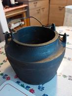 Lijm pot twee in een gietijzeren, Antiek en Kunst, Ophalen