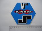 sticker V10 KLEBER auto race retro zandvoort f1 formule 1, Verzamelen, Stickers, Verzenden