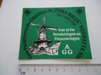 sticker oud Nieuwkuyk Emma molen nieuwkuijk heusden, Verzenden, Zo goed als nieuw, Bedrijf of Vereniging