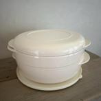 Tupperware micro plus magnetron schaal beige 1,5L, Huis en Inrichting, Keuken | Tupperware, Ophalen of Verzenden, Zo goed als nieuw