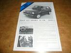 leaflet Fiat 127 Sport  1979, Verzenden, Zo goed als nieuw, Overige merken