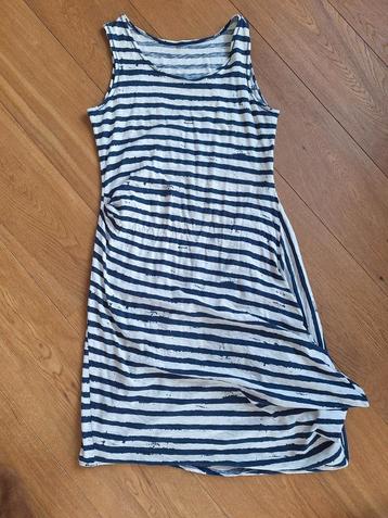 Backstage blauw wit gestreepte jurk maat L maat 40 beschikbaar voor biedingen