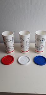 3 tupperware bekers met deksel van Dalmatians, Ophalen of Verzenden, Beker of Kan