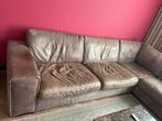 Buffel leren lounge bank 322x270, Huis en Inrichting, Ophalen, Gebruikt, Leer