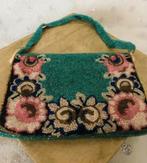 Bijzonder sierlijk bewerkt antiek tasje ivoren ringen ca1880, Ophalen of Verzenden