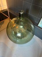 Grote Vintage Gistfles XL - Groen, Ophalen, Gebruikt, 50 tot 75 cm, Glas