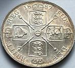 Groot-Brittannië zilveren dubbele florin 1887 proof!!, Postzegels en Munten, Munten | Europa | Niet-Euromunten, Ophalen of Verzenden