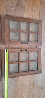 2 setjes raampjes met facetglas, Doe-het-zelf en Verbouw, Glas en Ramen, Ophalen, Gebruikt, Minder dan 80 cm, Minder dan 80 cm