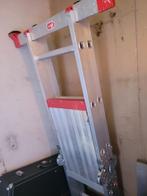 Altrex ladder met twee aluminium planken, Gebruikt, Ophalen of Verzenden