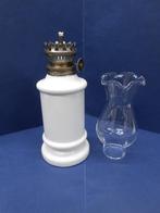 Olielamp, Tafellamp, keramiek, Antiek en Kunst, Antiek | Lampen, Ophalen of Verzenden