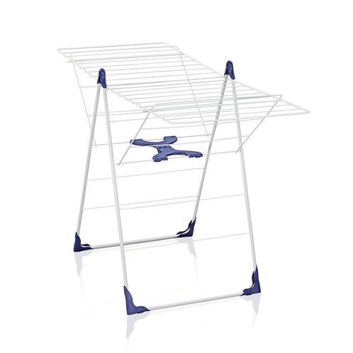 Leifheit 81408 Classic 200 Flex Droogrek Wit/Blauw, Tuin en Terras, Droogmolens en Wasrekken, Zo goed als nieuw, Wasrek, Ophalen