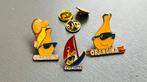 Orangina pins / Speldjes - Set van 3, Verzamelen, Gebruikt, Ophalen of Verzenden, Speldje of Pin, Nvt