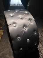 Swarovski Lampenkap grijs, Gebruikt, Zwart, Rond, Ophalen of Verzenden