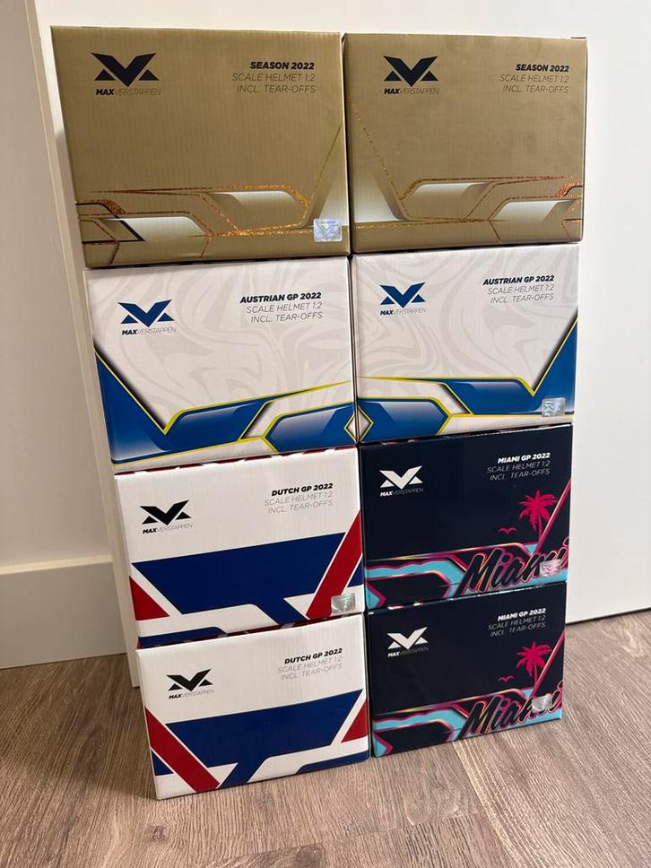 Max Verstappen 2022 Helm Collectie 1:2, Verzamelen, Automerken, Motoren en Formule 1, Nieuw, Formule 1, Ophalen of Verzenden