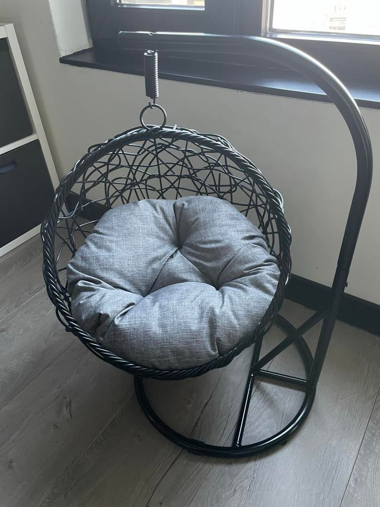 Kattenmand Schommel - Nieuwstaat!, Ophalen, Zwart, Zo goed als nieuw, Metaal