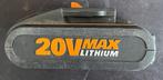 WORX 20v accu's plus oplader, Ophalen, Zo goed als nieuw, Boor- en Schroefmachine