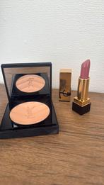 Yves saint laurent pakket  ysl foundation lipstick poeder, Ophalen of Verzenden, Zo goed als nieuw, Gehele gezicht