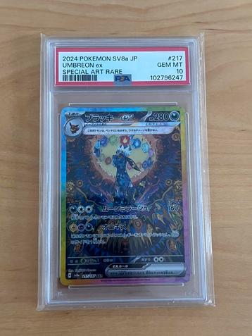 Umbreon Terastal Festival Psa 10 beschikbaar voor biedingen