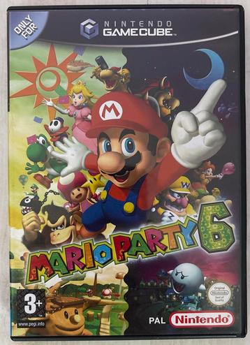 Mario Party 6 (Gamecube) - Hele Goede Staat + Memorycard beschikbaar voor biedingen