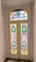 Deur in glas in lood, Doe-het-zelf en Verbouw, Ophalen, Gebruikt, Binnendeur, Glas