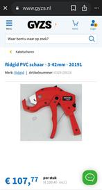 Rothenberger ROCUT PS-26/42 kunststofpijpschaar pvc knipper, Ophalen, Gebruikt