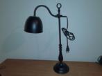 zeer mooie nostalgische staande tafellamp zwart, Huis en Inrichting, Lampen | Tafellampen, Minder dan 50 cm, Ophalen of Verzenden