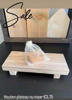Houten plateau, Ophalen of Verzenden, Nieuw, Rechthoekig, Hout