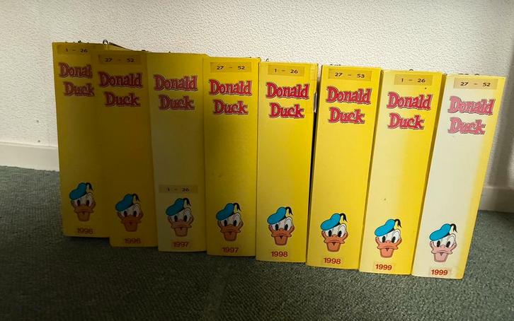 Donald Duck - ingebonden 1996-1997-1998-1999, Boeken, Stripboeken, Zo goed als nieuw, Complete serie of reeks, Ophalen of Verzenden