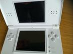 Nintendo DS lite. Inclusief 2 spellen en tasje, Met games, Wit, Ophalen of Verzenden, Zo goed als nieuw