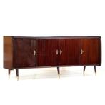 Vintage Art Deco dressoir op 5 stijlvolle poten jaren 20/30, Overige materialen, Ophalen of Verzenden, 200 cm of meer, Art Deco