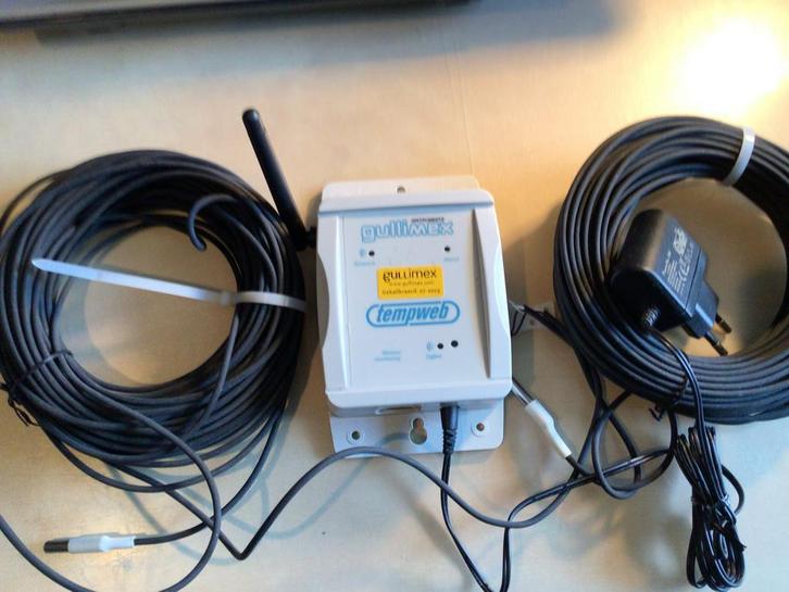 Gullimex TEMPWEB - Draadloze Monitoring temperatuur+PT100, Witgoed en Apparatuur, Koelkasten en IJskasten, Gebruikt, Ophalen of Verzenden