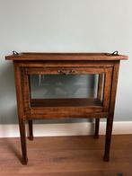 Antiek Theekastje met Glas, Antiek en Kunst, Antiek | Meubels | Kasten, Ophalen