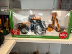 Valtra T191 met klepelmaaier Siku, Hobby en Vrije tijd, Modelauto's | 1:32, Ophalen of Verzenden, Zo goed als nieuw, Tractor of Landbouw