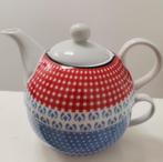 Teepot en kop, Huis en Inrichting, Keuken | Servies, Ophalen, Zo goed als nieuw, Overige stijlen, Kop(pen) en/of Schotel(s)