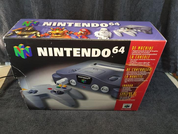 Nintendo 64 Console - Nintendo 64 Console | Black, Spelcomputers en Games, Spelcomputers | Nintendo 64, Gebruikt, Met 1 controller