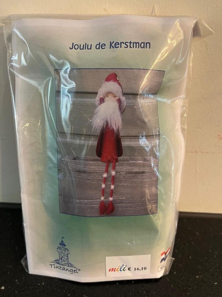 Zelfmaakpakket Joulu de kerstman atelier Tintangel, Hobby en Vrije tijd, Knutselen, Nieuw, Materiaal, Verzenden