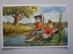 Oude dierenkaart met versje  3, Verzamelen, Ansichtkaarten | Dieren, Gelopen, 1960 tot 1980, Verzenden, Hond of Kat