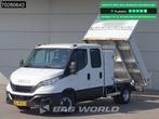 Iveco Daily 35C14 Kipper met Kist Dubbel Cabine Dubbellucht, Auto's, 2757 kg, Stof, Gebruikt, Euro 6