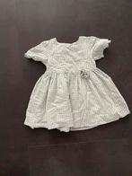 Baby jurkje jurk groen wit 74 zgan (1 keer aangehad), Jurkje of Rokje, Meisje, Ophalen of Verzenden, Zo goed als nieuw