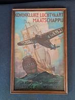 Jan Wijga KLM Vliegende Hollander ingelijst, Ophalen of Verzenden, Zo goed als nieuw, Kaart, Foto of Prent