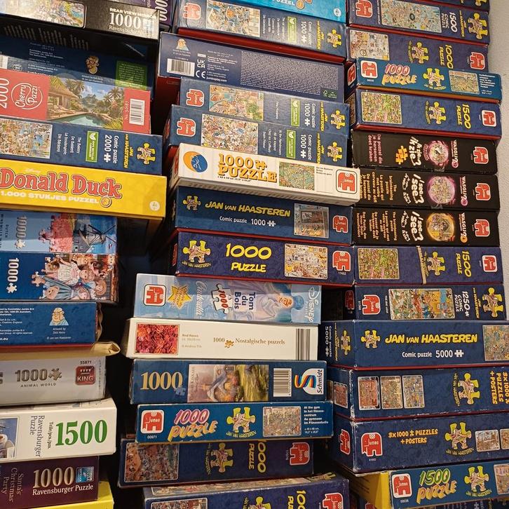 Diverse puzzels, Hobby en Vrije tijd, Denksport en Puzzels, Zo goed als nieuw, 500 t/m 1500 stukjes, Ophalen