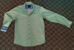 Overhemd, merk Bartlett. Maat: medium. Kleur groen/wit., Verzenden, Bartlett, Halswijdte 39/40 (M), Zo goed als nieuw