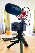 ZGAN! Sony ZV-E10 Vlogkit + Røde Mic GO II + Sony GP-VPT2BT, Audio, Tv en Foto, Fotocamera's Digitaal, Ophalen, Compact, Zo goed als nieuw