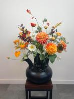 Toetervaas Zwart met heerlijke herfstkleuren, Overige materialen, Zwart, Nieuw, Ophalen of Verzenden