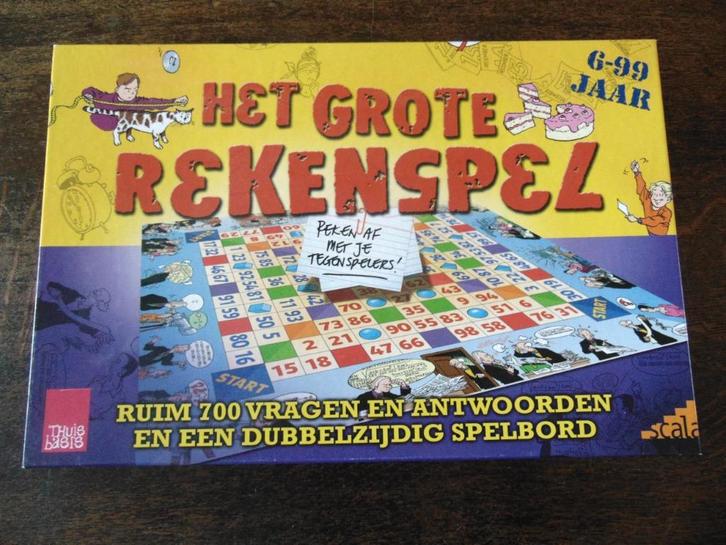 Het Grote Rekenspel Van Scala, Hobby en Vrije tijd, Gezelschapsspellen | Bordspellen, Zo goed als nieuw, Een of twee spelers, Drie of vier spelers